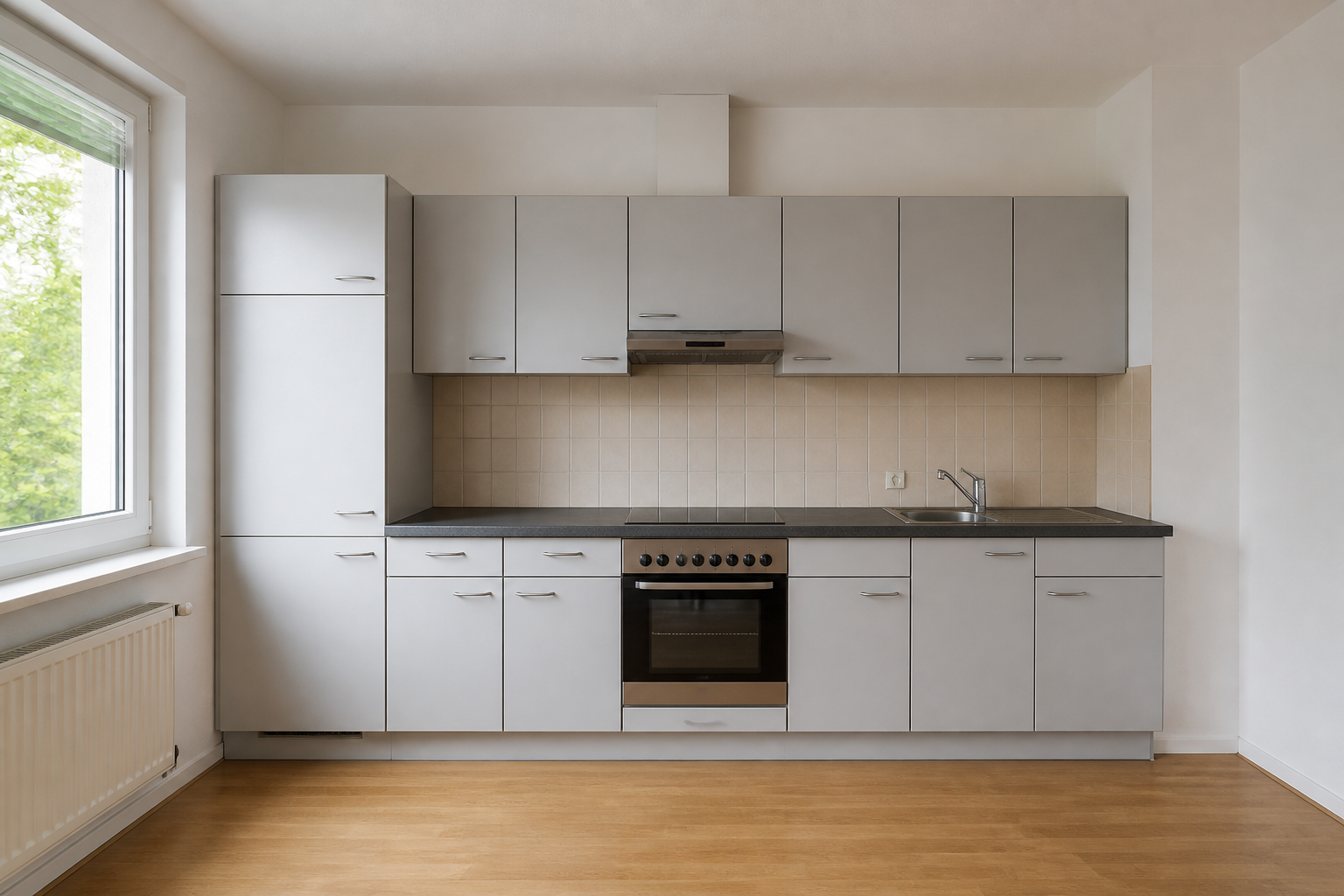 Cuisine avant rénovation par film architectural